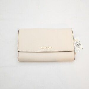 Michael Kors Jet Set Item Large Zip Around Wallet Crossbody BNWT *Missing Strap*